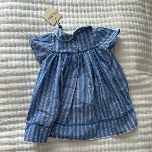 Marmar Copenhagen Dulla Dress Cornflower Stripe - Picture 3 of 5